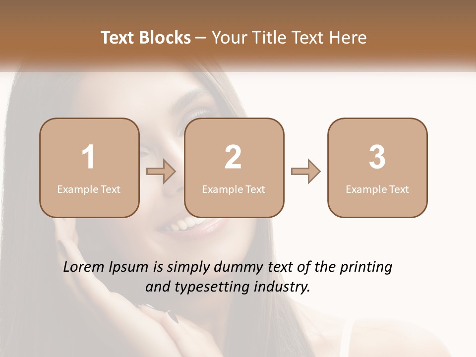 Smile Of A Girl PowerPoint Template