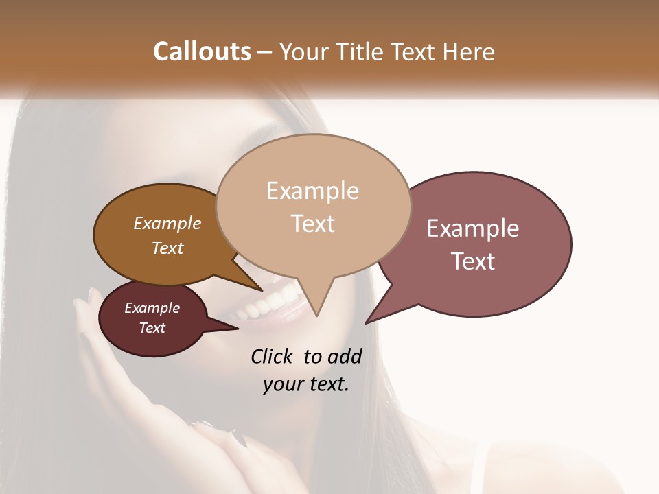 Smile Of A Girl PowerPoint Template