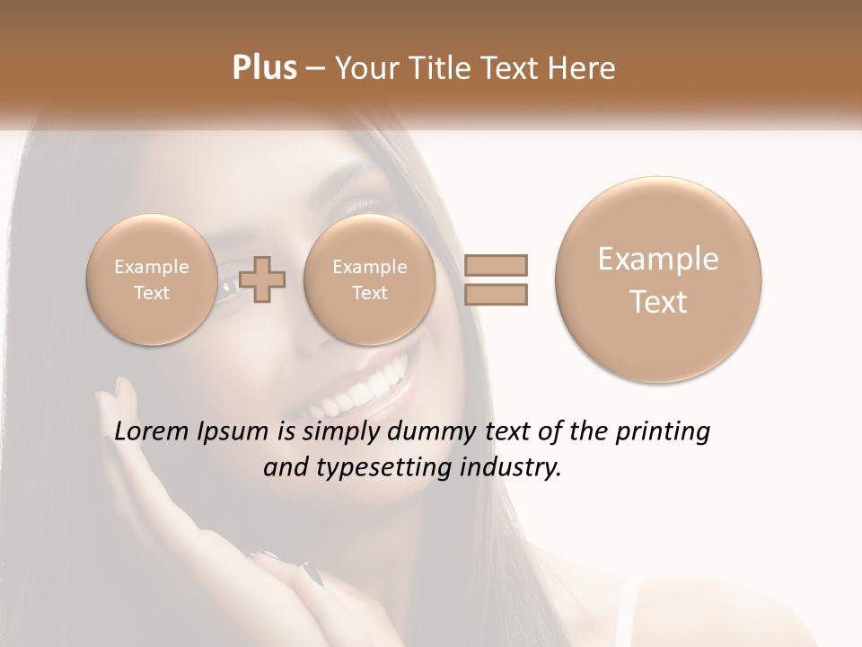 Smile Of A Girl PowerPoint Template
