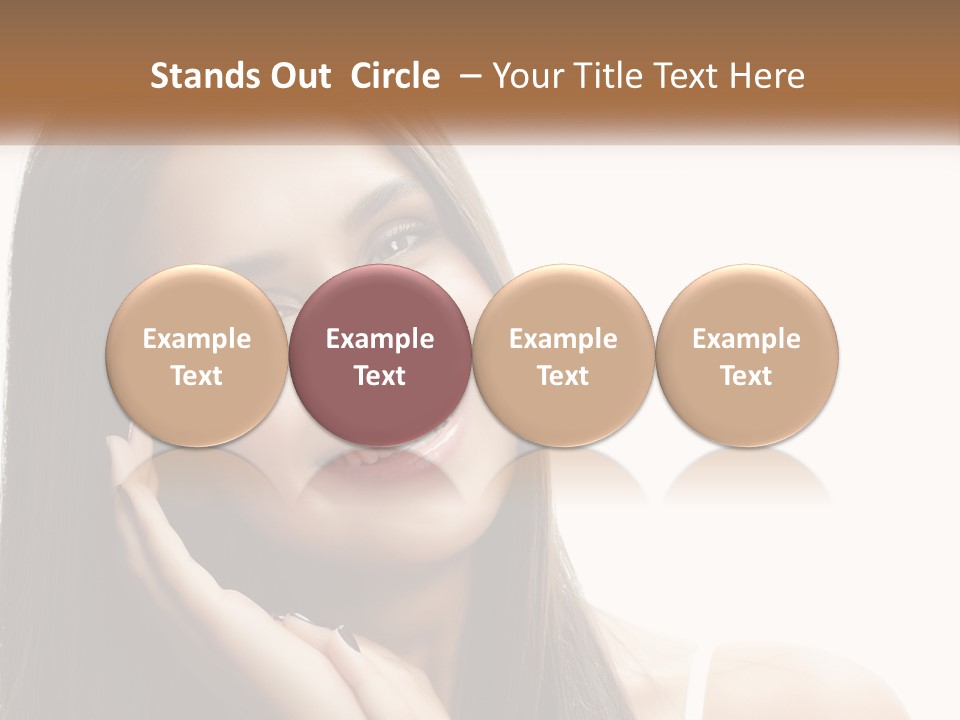 Smile Of A Girl PowerPoint Template