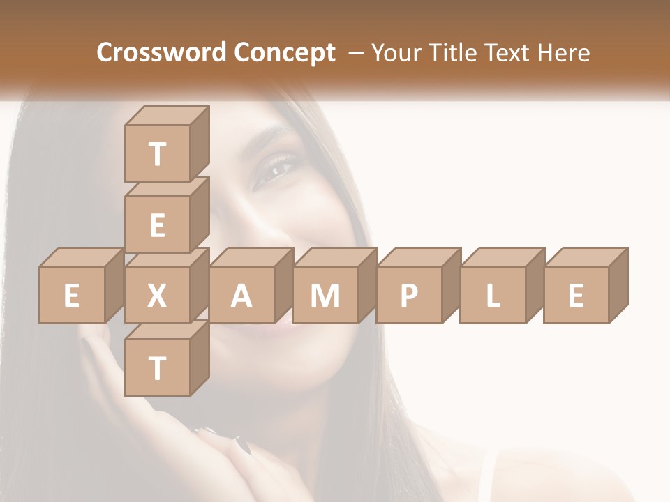 Smile Of A Girl PowerPoint Template