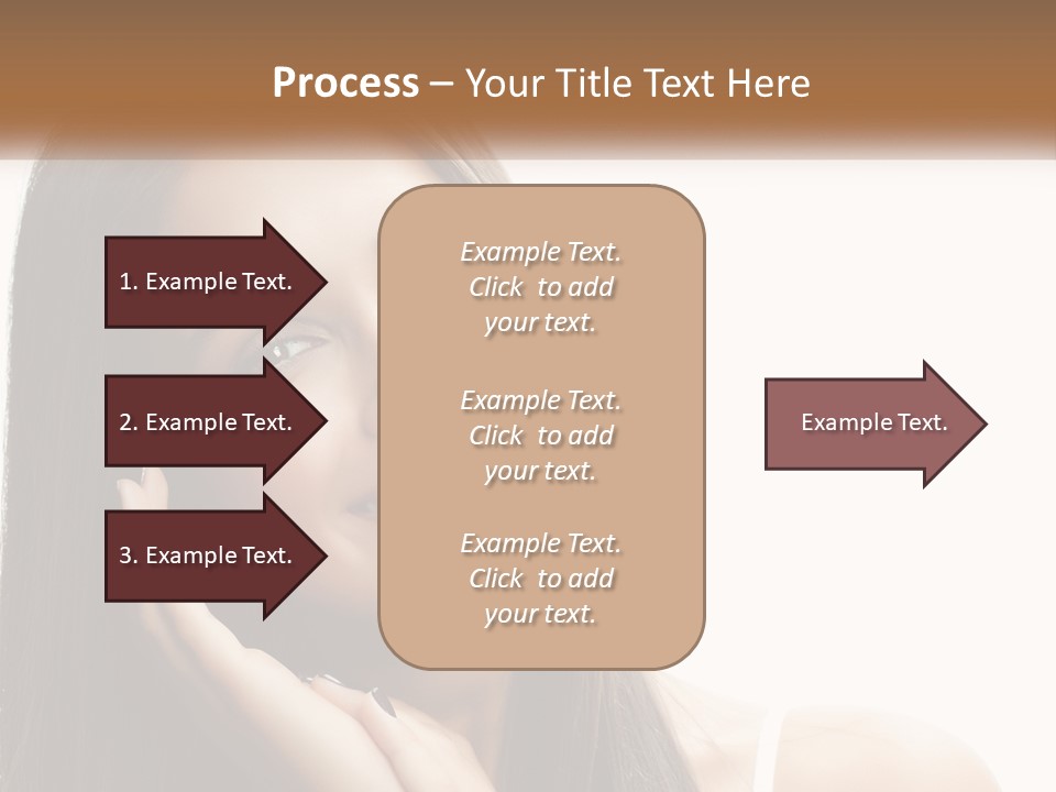 Smile Of A Girl PowerPoint Template