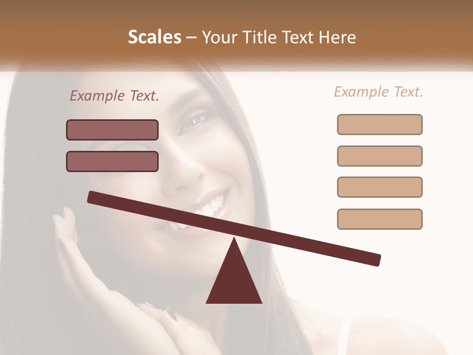 Smile Of A Girl PowerPoint Template