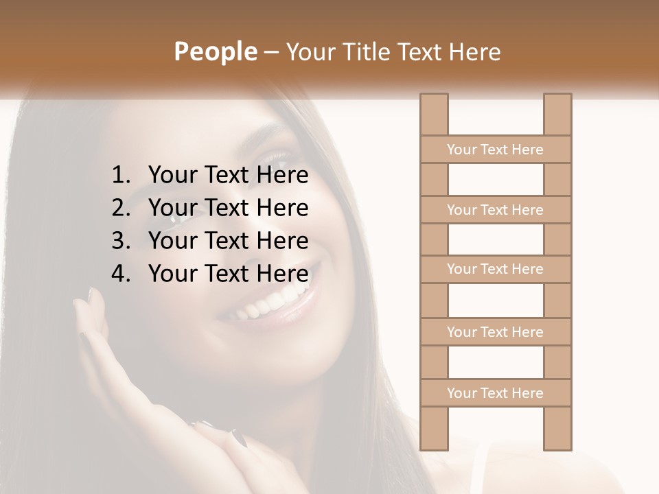Smile Of A Girl PowerPoint Template