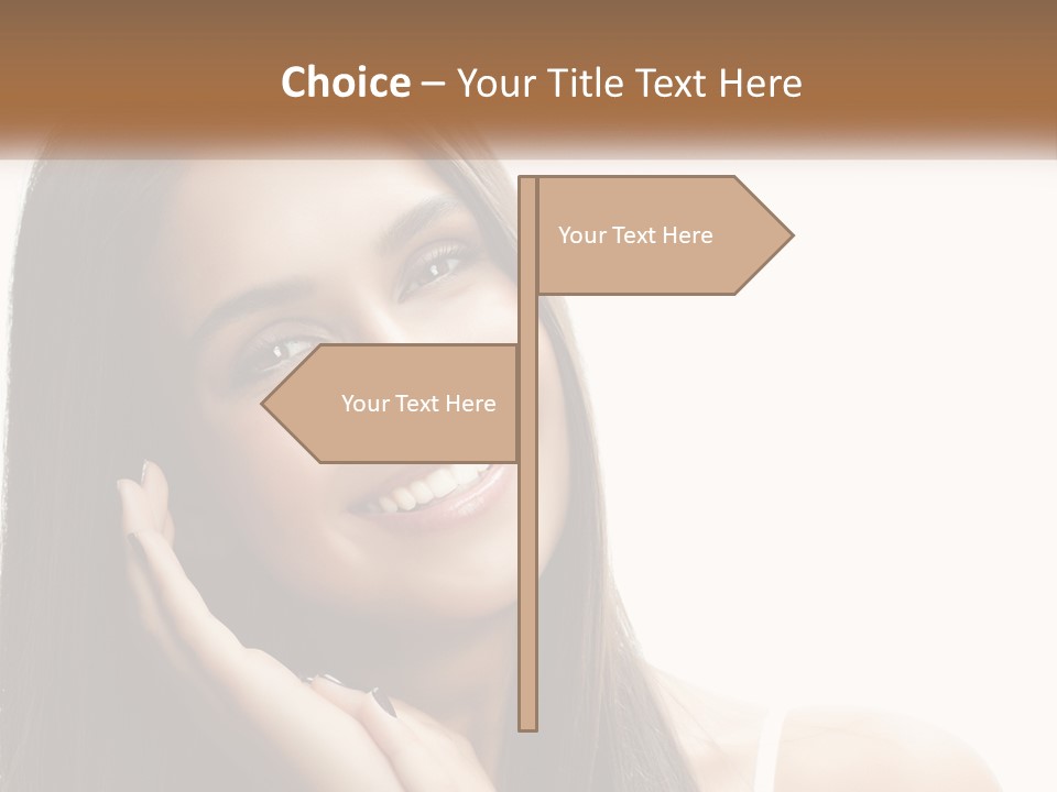 Smile Of A Girl PowerPoint Template