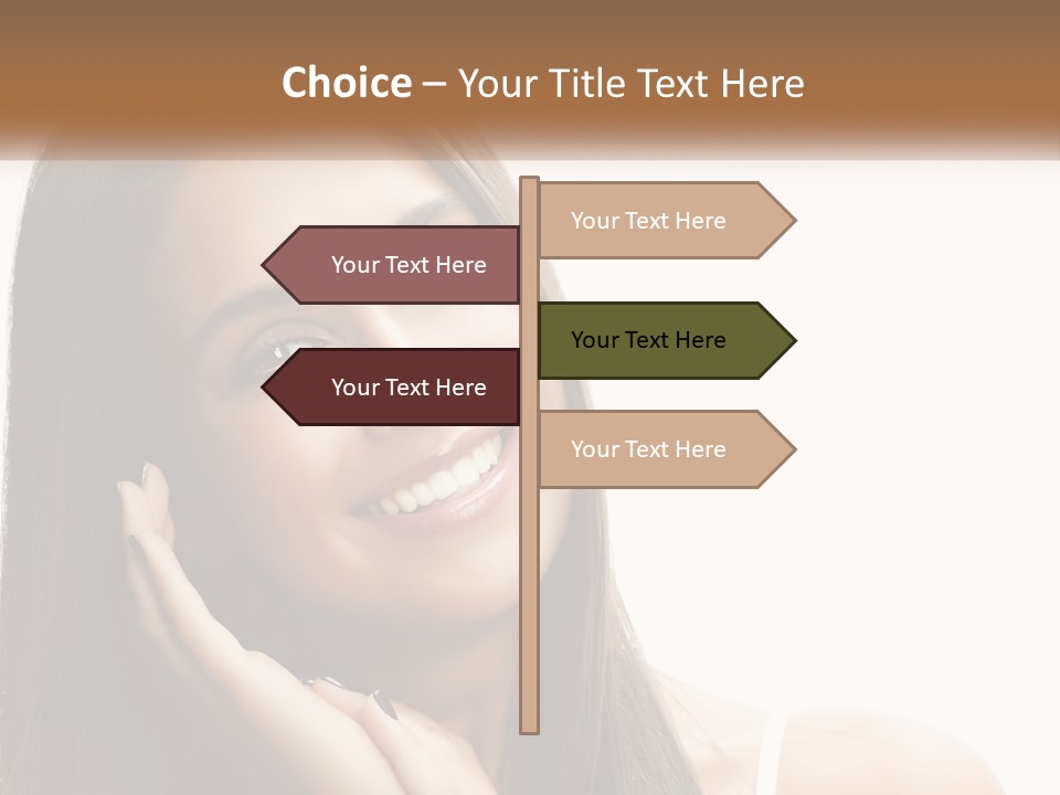 Smile Of A Girl PowerPoint Template