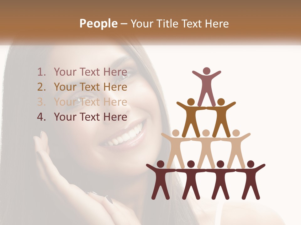 Smile Of A Girl PowerPoint Template