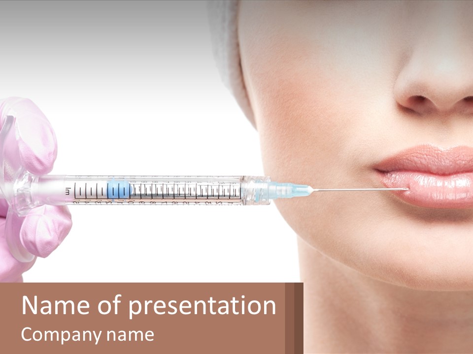 Lip Injection PowerPoint Template
