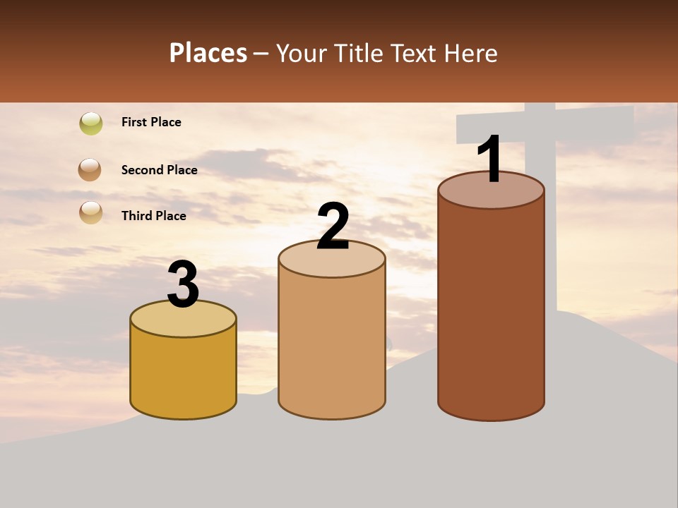 Cross Up PowerPoint Template