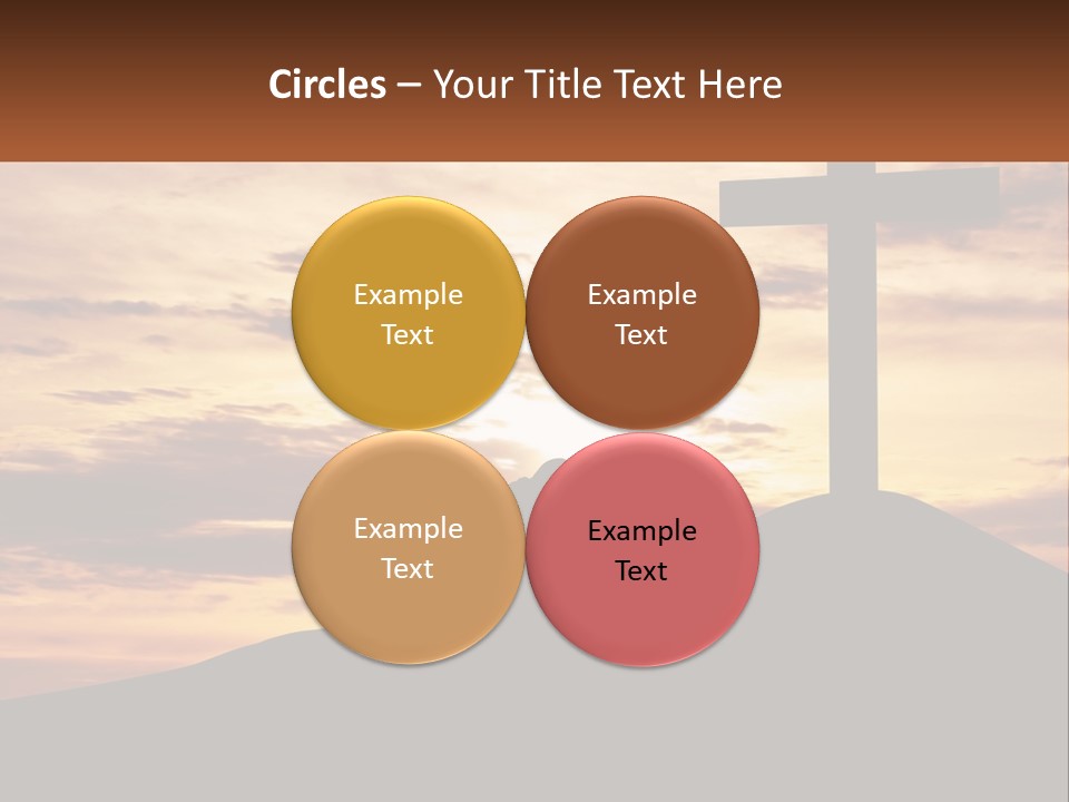Cross Up PowerPoint Template