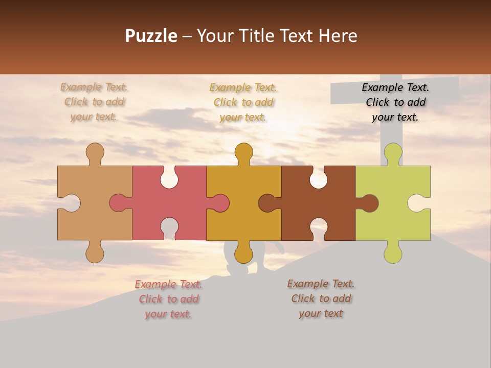 Cross Up PowerPoint Template