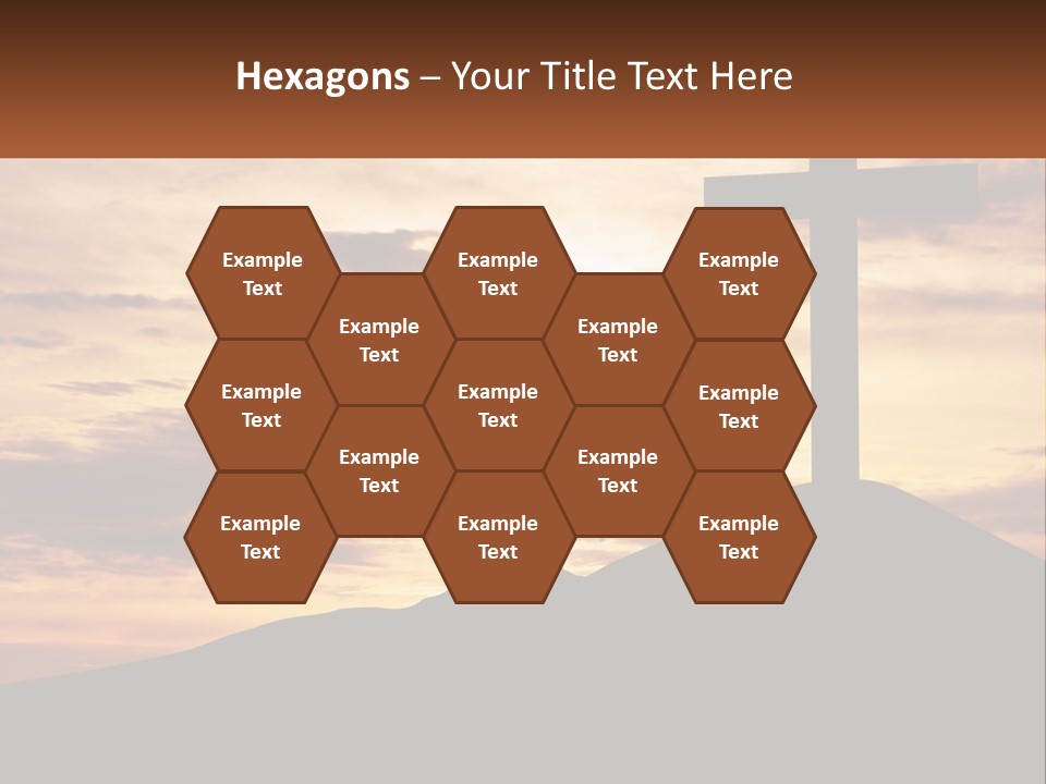 Cross Up PowerPoint Template