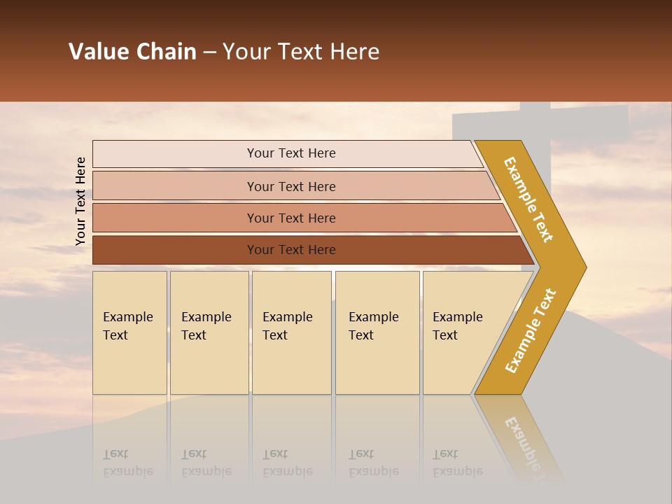 Cross Up PowerPoint Template