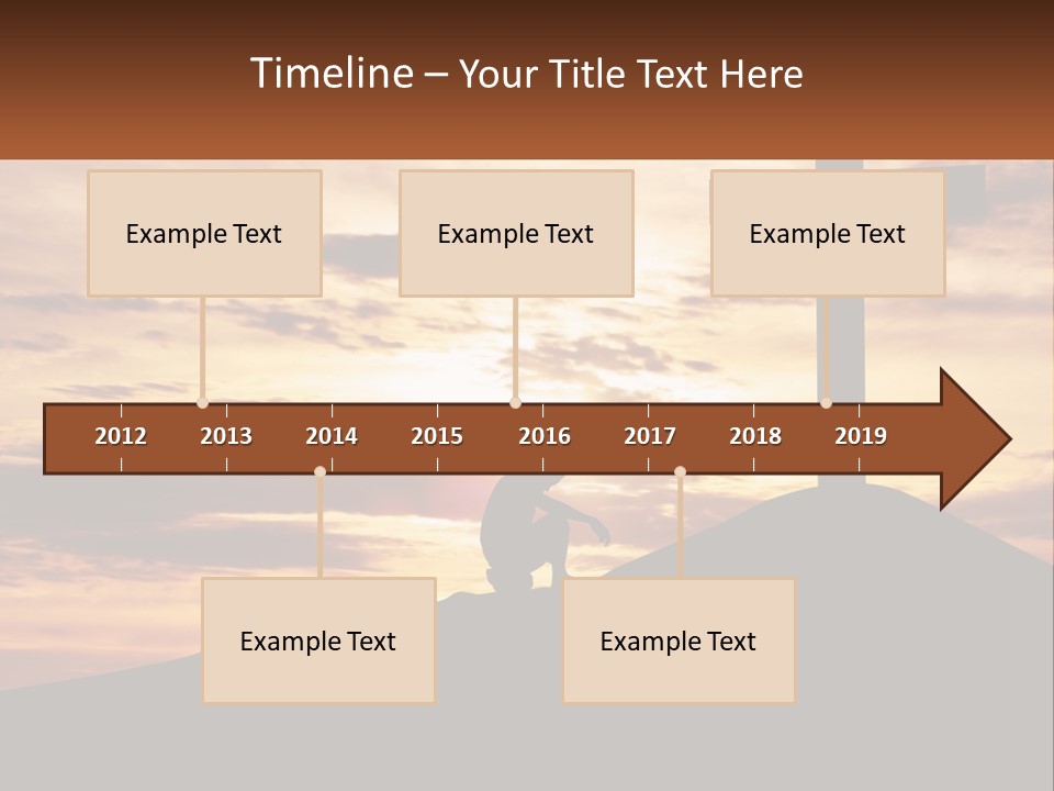 Cross Up PowerPoint Template
