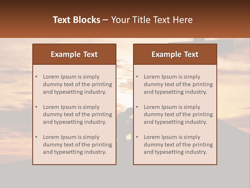 Cross Up PowerPoint Template