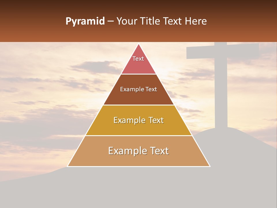 Cross Up PowerPoint Template