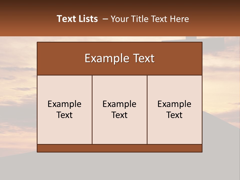 Cross Up PowerPoint Template