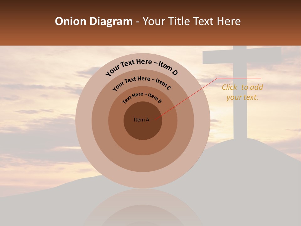 Cross Up PowerPoint Template