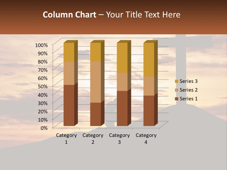 Cross Up PowerPoint Template