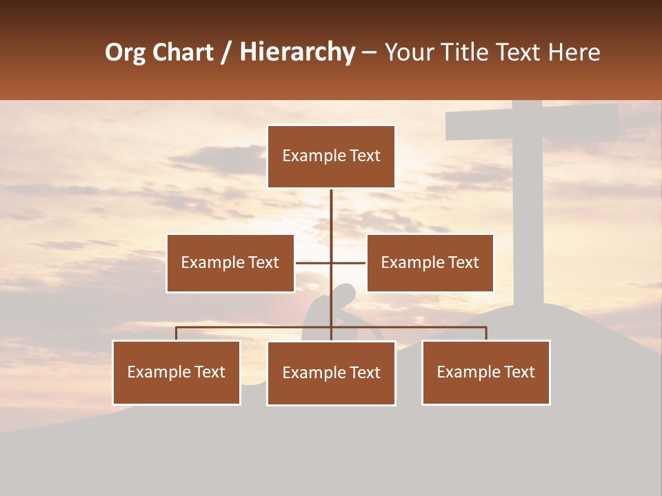 Cross Up PowerPoint Template
