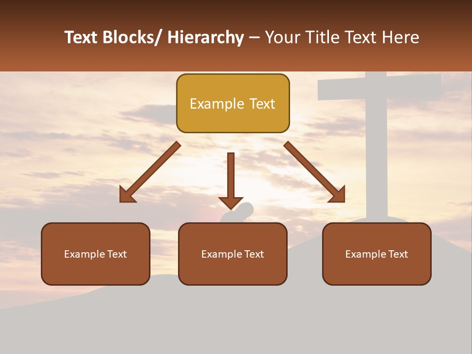 Cross Up PowerPoint Template