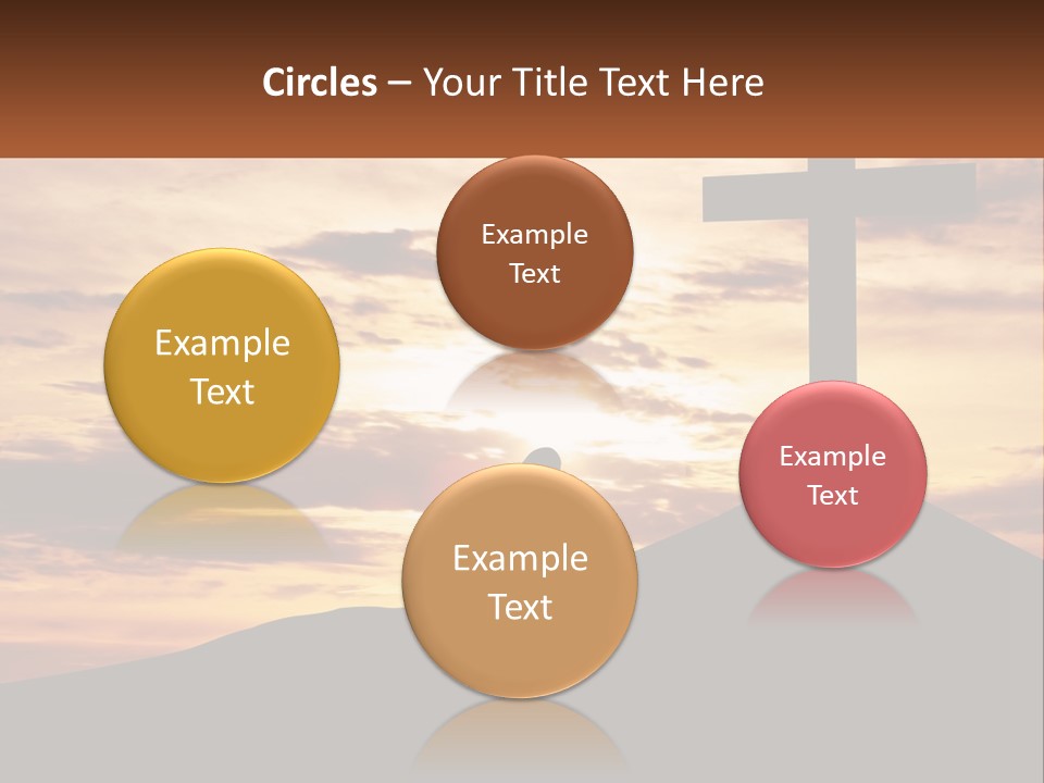 Cross Up PowerPoint Template