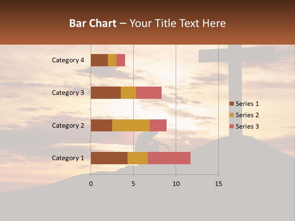 Cross Up PowerPoint Template