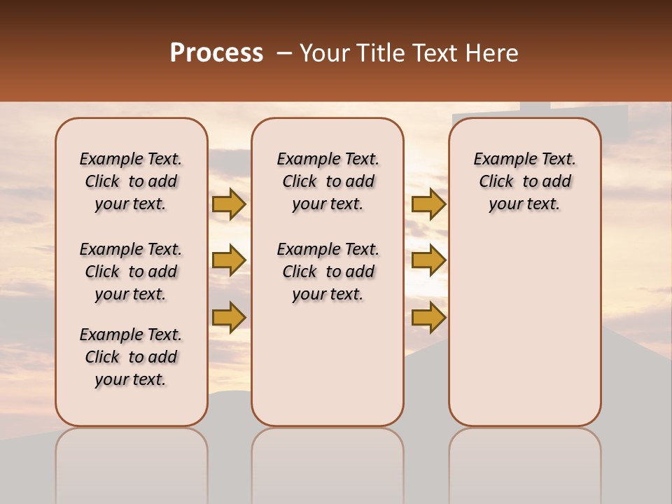 Cross Up PowerPoint Template