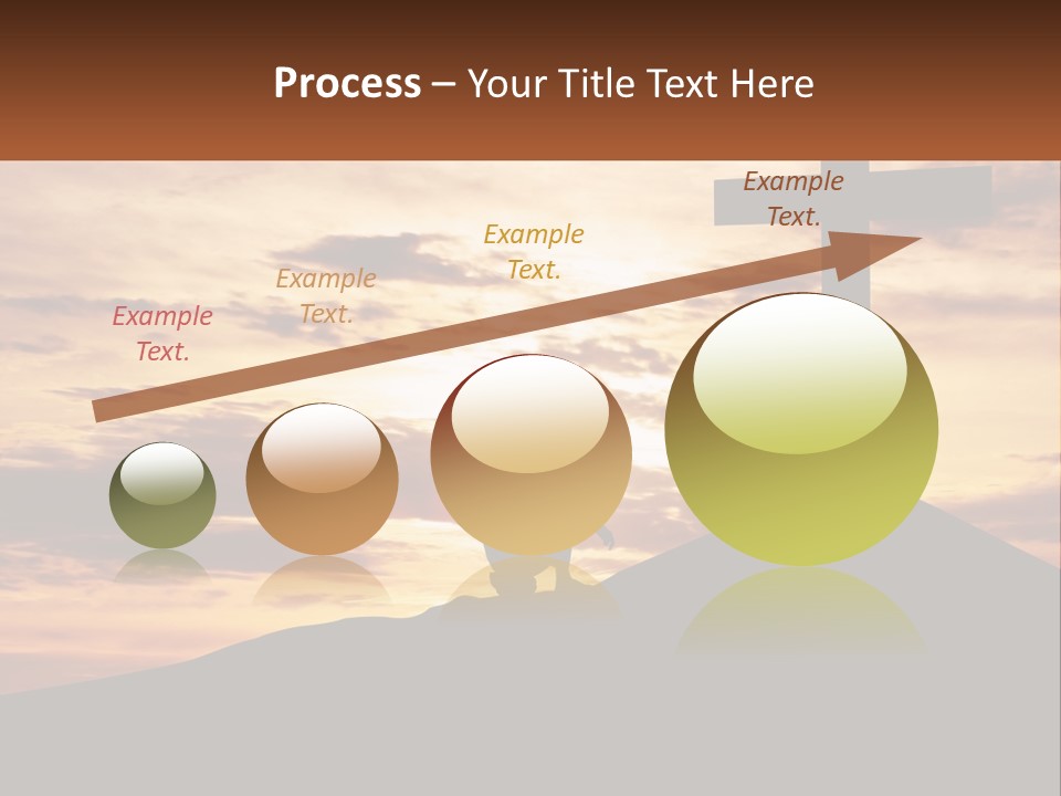 Cross Up PowerPoint Template