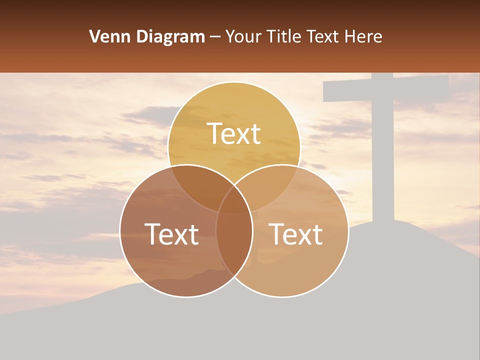 Cross Up PowerPoint Template