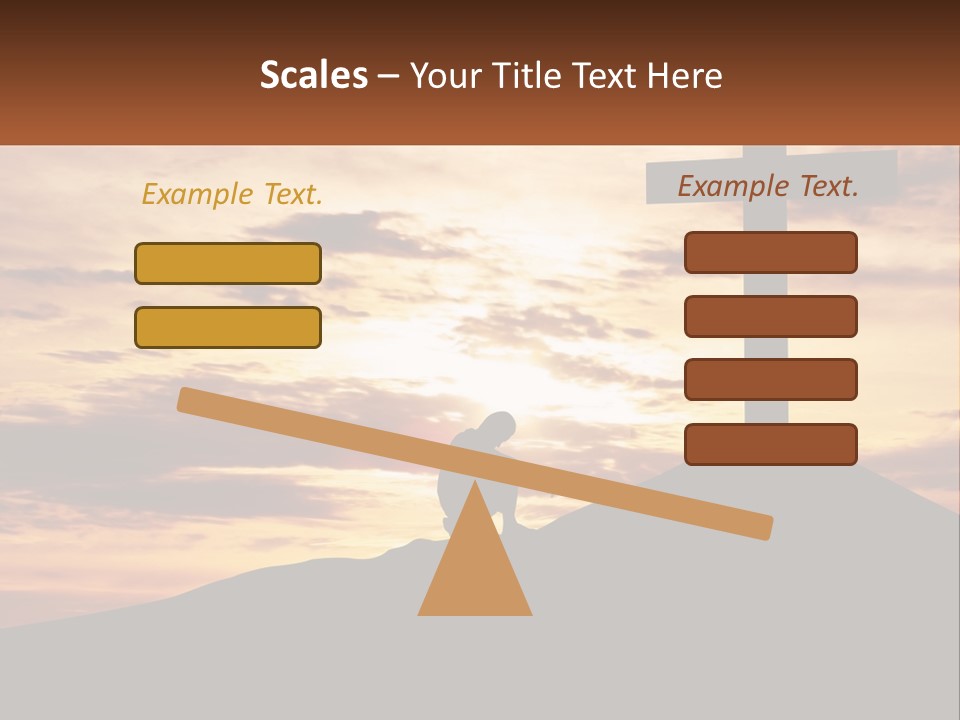 Cross Up PowerPoint Template