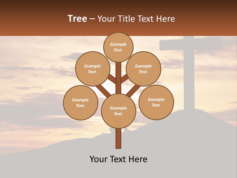 Cross Up PowerPoint Template