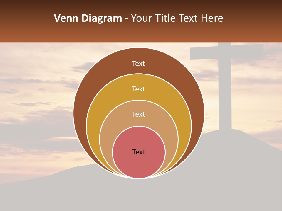 Cross Up PowerPoint Template