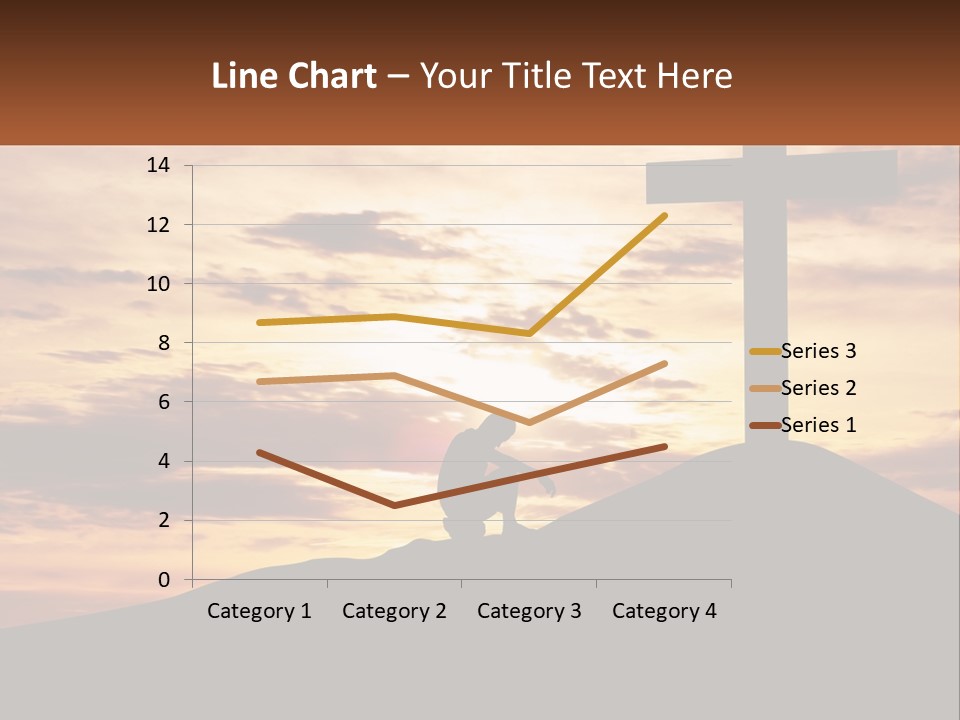Cross Up PowerPoint Template