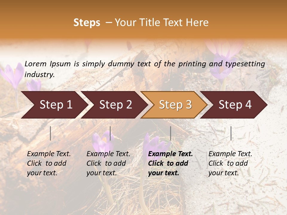 Snowdrops PowerPoint Template