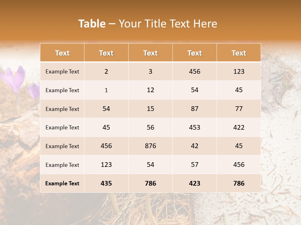 Snowdrops PowerPoint Template