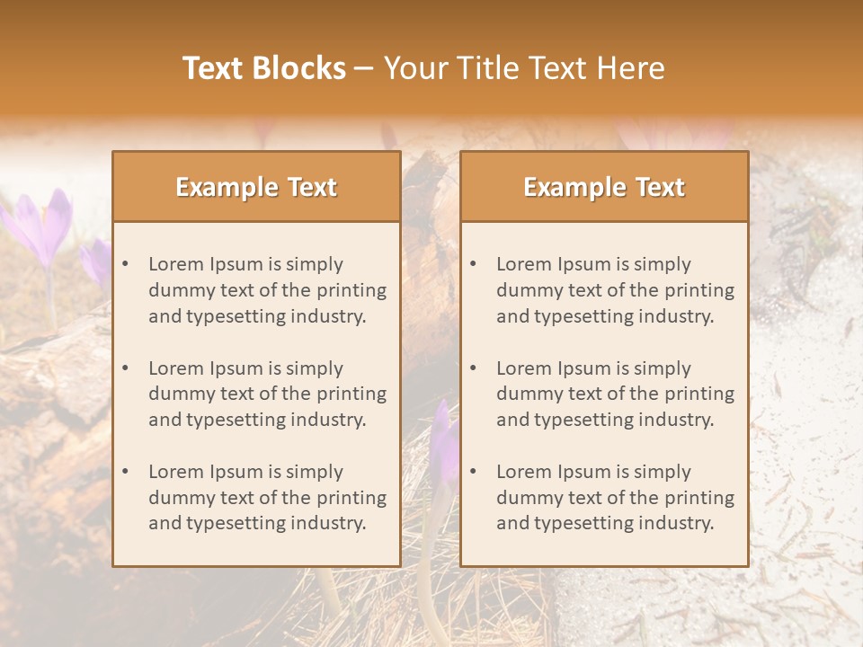 Snowdrops PowerPoint Template