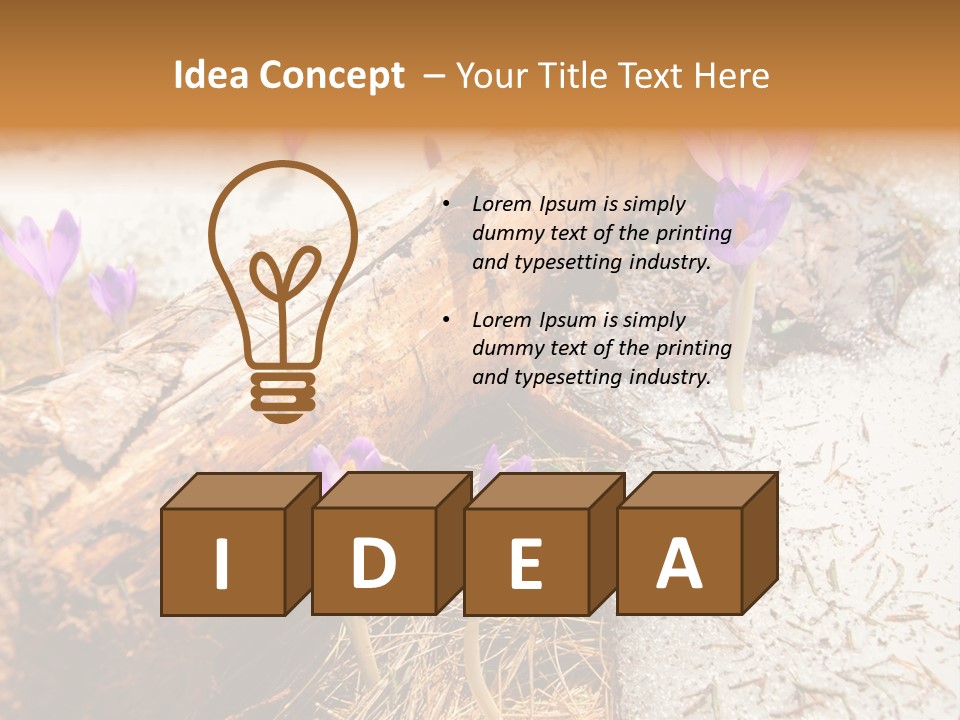 Snowdrops PowerPoint Template