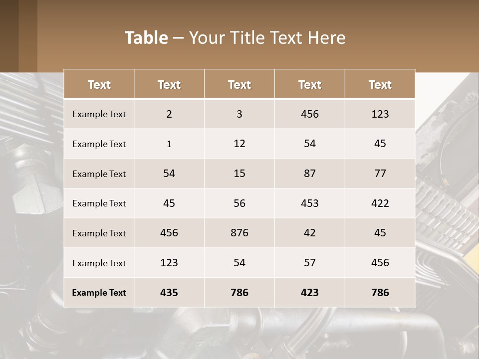 Hydraulic Systems PowerPoint Template