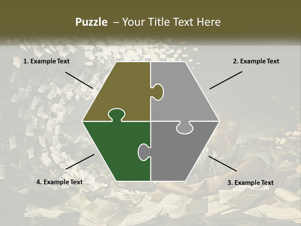 Get Dirty In Papers PowerPoint Template