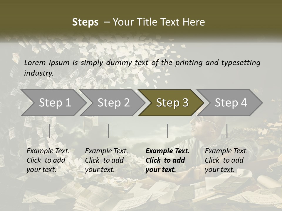 Get Dirty In Papers PowerPoint Template