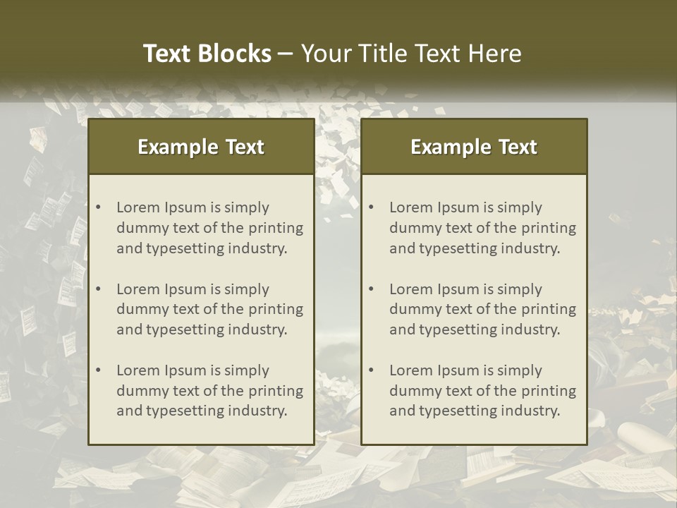 Get Dirty In Papers PowerPoint Template