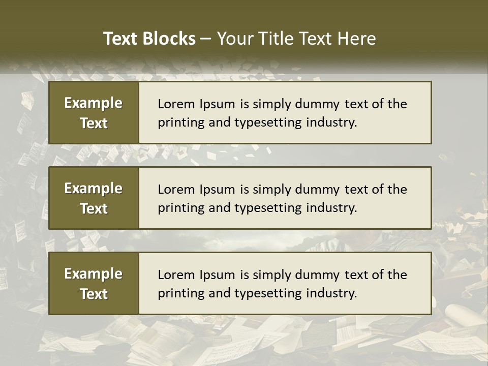Get Dirty In Papers PowerPoint Template