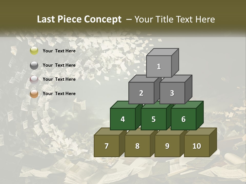 Get Dirty In Papers PowerPoint Template