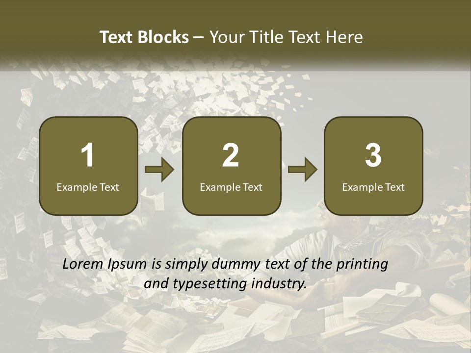 Get Dirty In Papers PowerPoint Template