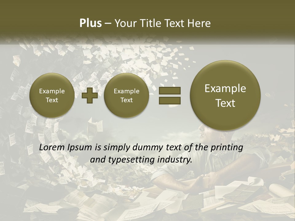 Get Dirty In Papers PowerPoint Template