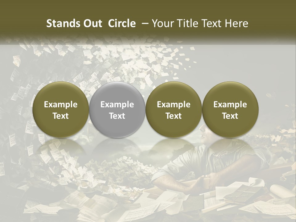 Get Dirty In Papers PowerPoint Template