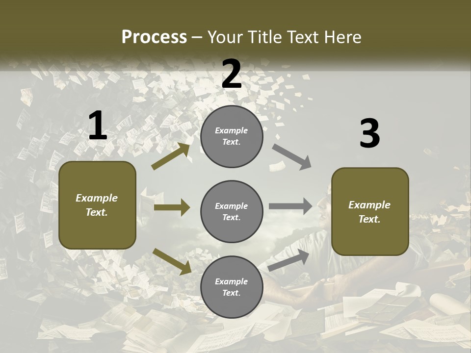 Get Dirty In Papers PowerPoint Template