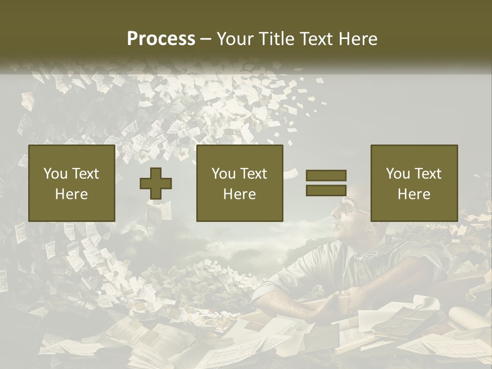 Get Dirty In Papers PowerPoint Template