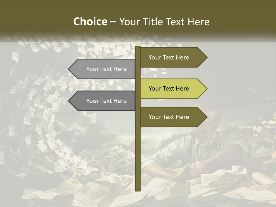 Get Dirty In Papers PowerPoint Template